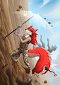 Braving the Heights - By Coyrin
