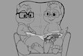 Cozy Munk Moments by HotStripes