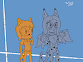 A furry and a mobian by IsmaCat18