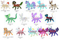 Puppy Adopts 1st Batch by YunieTrashmutt