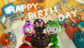 Team GFs with My Birthday Cake by AngelCam7
