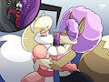 [C] Sandwiched by lips
