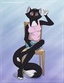 Fanta Cat by EbonyFeline