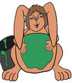 Anthfurnee as rabbit for "11 Fat bunny week by Anthfurnee