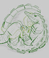 Leatherheadxmikey by Spicyturtles