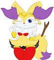 Commission - Shantae Braixen by ZinnyZ