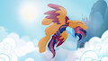 soring in the sky by jopoper