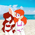 The double sweet bunnies(by CircusPaparazzi5678)