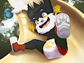 klonoa having fun by furrychrome