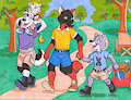 Going for a picnic in the park by wolfspawn