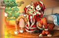 Patreon Reward Christmas Elle and Auri by ABD