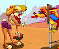Dottie Coyote, Easter casket by mreiof