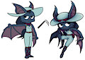 Izzy the Bat by cZippy