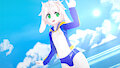 Sunny Summer Asriel Dreemurr by Fusionxglave