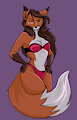 Foxy pinup by Smutbunnies
