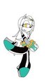 Silver-Female Version (Sylvia) by ArlitheHedgehog