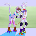 Kuni's skating lesson by yuu