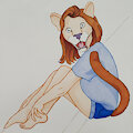Surprised Puma Girl