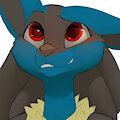 Shy Lucario - Togaed DA Com #6 by MrAnonArtemis