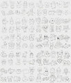 100 Pokemons by Irhileth
