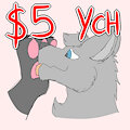 Paw Lick YCH by CirqueDuVale