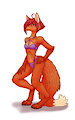 Roxanne in lingerie by DeviantedCreature