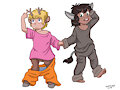 Cassidy and Dirk by Chica