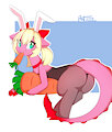 little bunny dragon girl