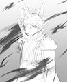 Cloud Strife FFVII Remake FanArt Kemo.Ver by Blueberryfoxz