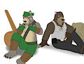 Fan Art: Bears Blazin' It