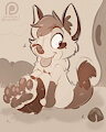 Flint paws