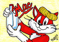 Badge - Mac Cat by BabsBunny