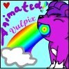  Animated Vulpix Rainbow <3 by Ocesome