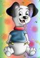 Lucky dressed as Tommy