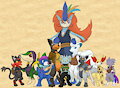 Meet the newest group: Devouring 'n Dragons! SFW by Shinxtailes