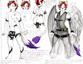 Turel's Reference Sheet SFW ver. (My Fursona ^w^) by Enjeruobusukuro