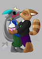 Birthday Kiss, collab gift by friends