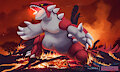 Groudon's bush fires