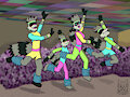 The Fitness Raccoons by gamepopper