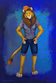Anthro lion character by FuzzyMaro