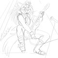 Tony Rocking Out by esanhusky
