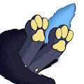 Lucy Lucario Paws by Xplico