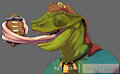 SixFanArt Chameleon Skink