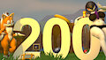 Thank you for 200 Watchers! by TwinTails3D