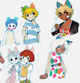 animal crossing girls gijinkas