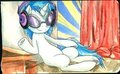 Vinyl taking some time for herself by ButtercupSaiyan