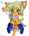 Elly's new school uniform