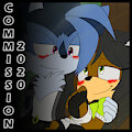 Commision for velkanthefoxcat (3) + sticker gift/comm