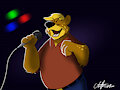 Birch, singing a final song for the audience by MaxDeGroot
