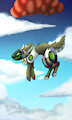 Flying Protogen.. Sort of by AlienMarksman